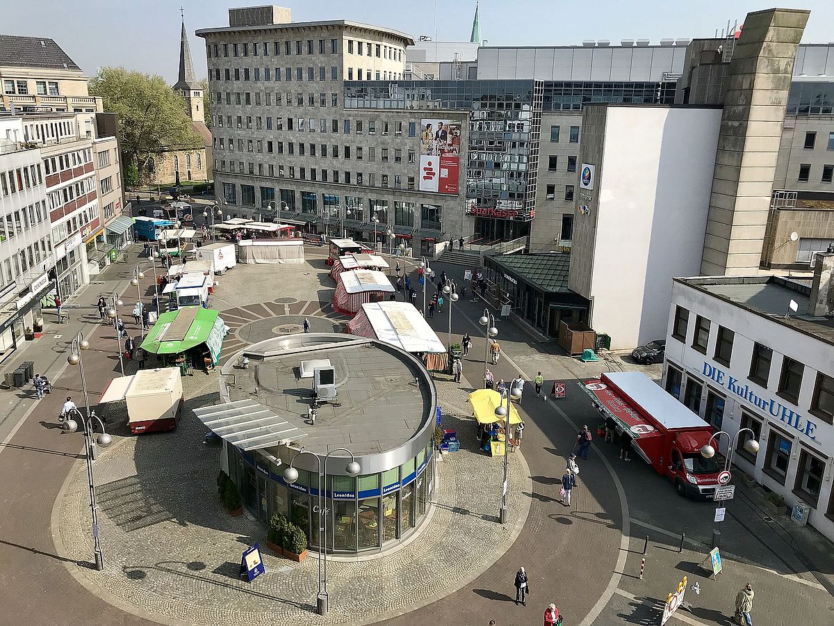 Wochenmarkt am Dr.-Ruer-Platz zieht um – Bochum Tourismus